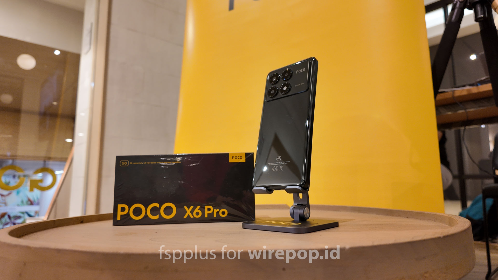 Penampakan dari POCO X6 Pro 5G.