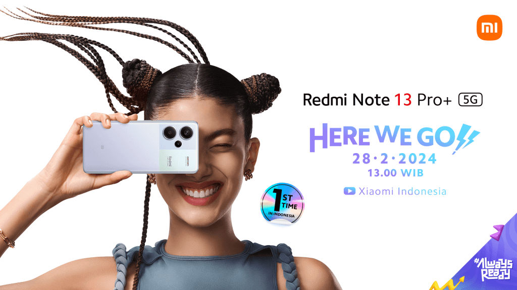Tanggal peluncuran resmi Redmi Note 13 Series di Indonesia.