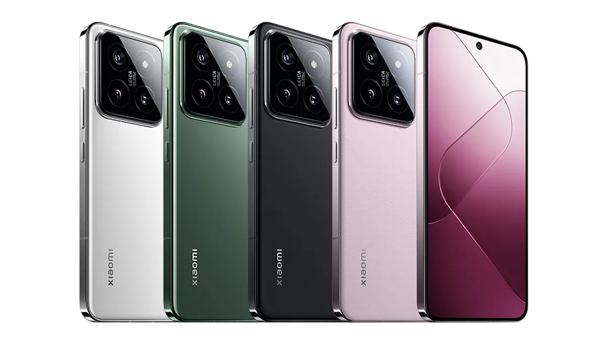 Penampakan Xiaomi 14, lengkap dengan warna yang elegannya.