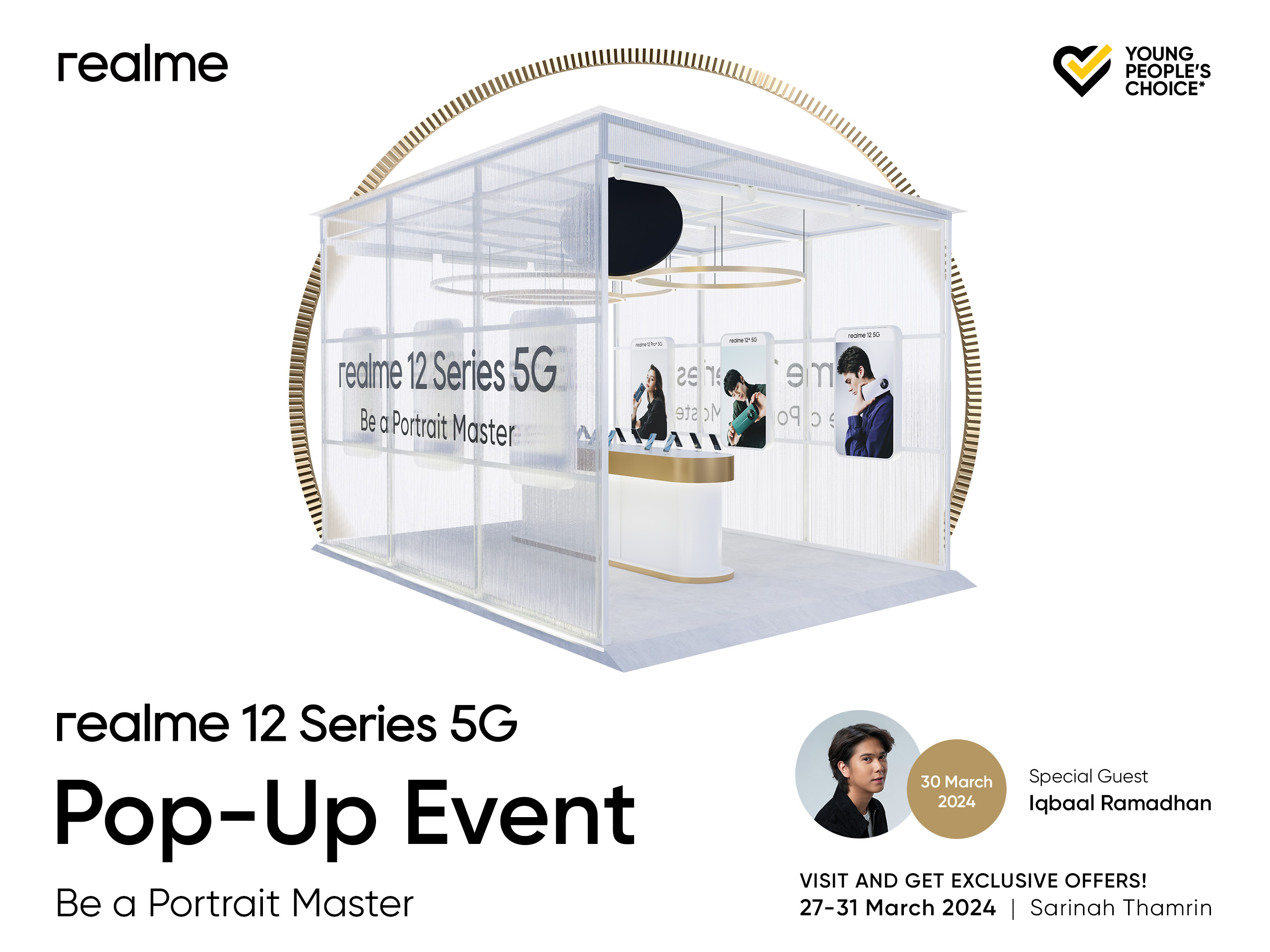 realme mengadakan Pop Up Event untuk merayakan peluncuran realme 12 5G