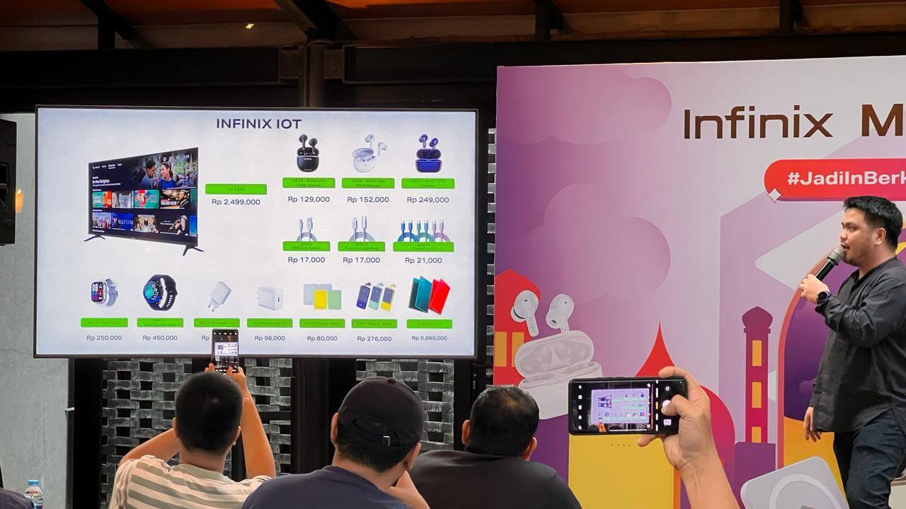 Jajaran produk IoT yang telah dibawa Infinix ke Indonesia