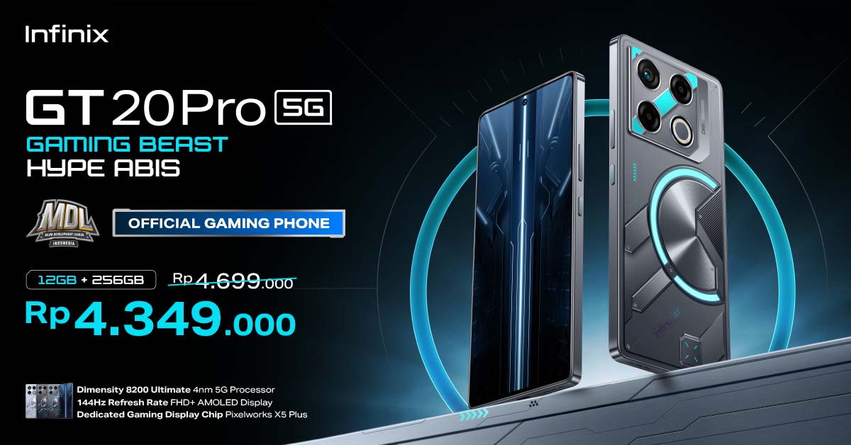Harga Infinix GT 20 Pro 5G di Indonesia