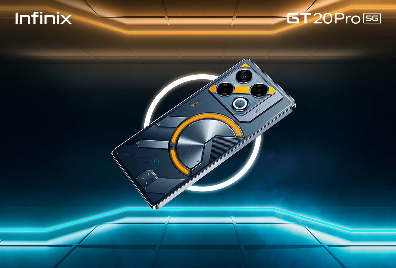 Penampakan bentuk Infinix GT 20 Pro 5G.