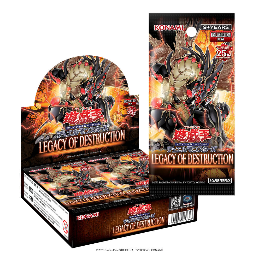 Box Deck baru Yu-Gi-Oh! OCG Duel Monsters LEGACY OF DESTRUCTION