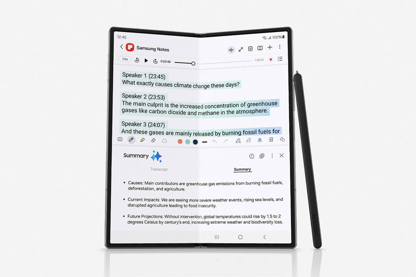 Samsung Notes dengan Galaxy AI
