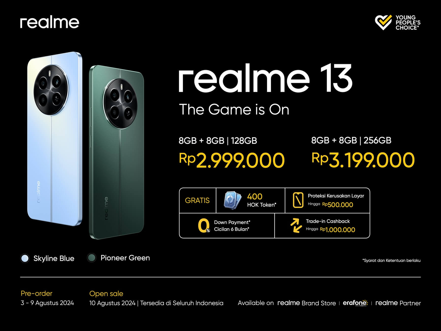 realme 13, smartphone bintang lama dengan harga yang menarik! realme 13, smartphone bintang lama dengan harga yang menarik!