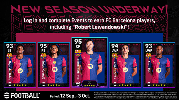 eFootball hadirkan pemain asal FC Barcelona.