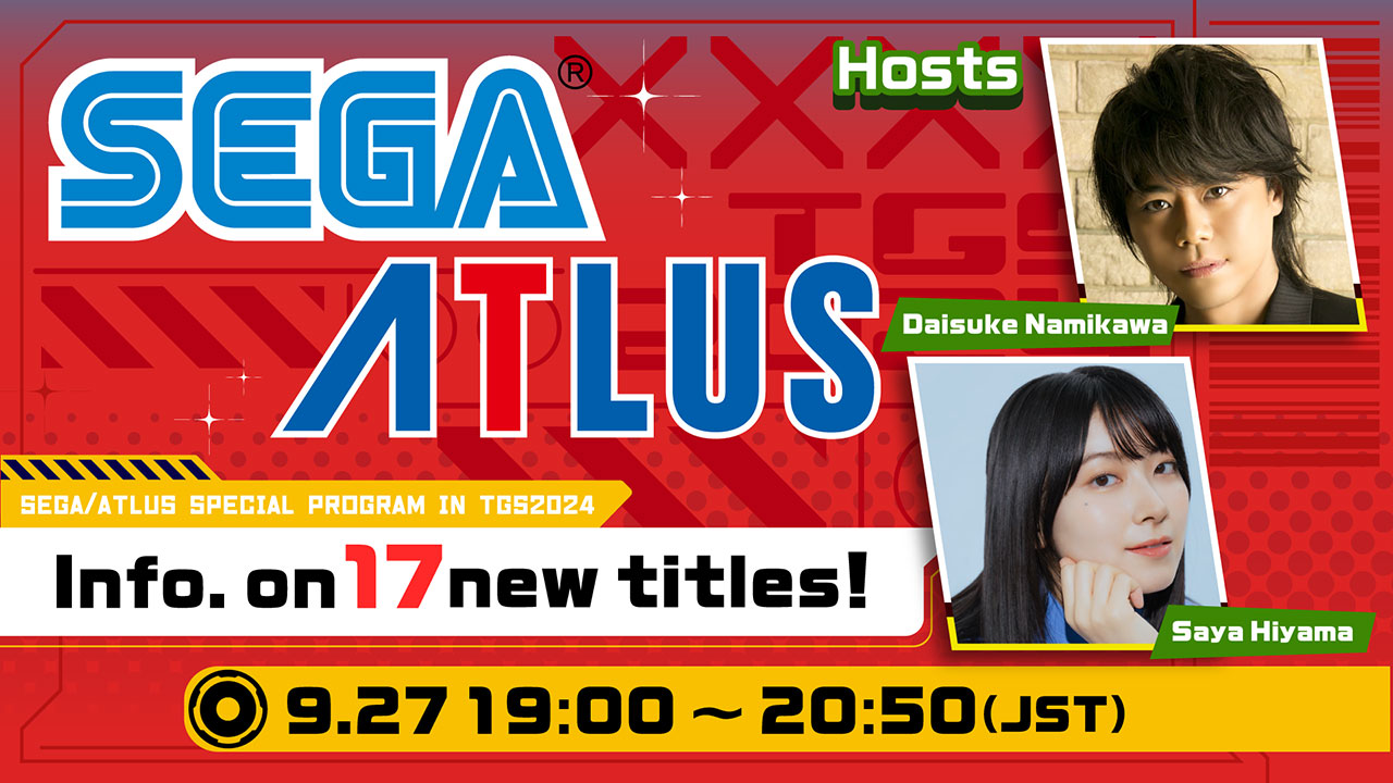 Livestream SEGA/ATLUS TGS Booth 2024!