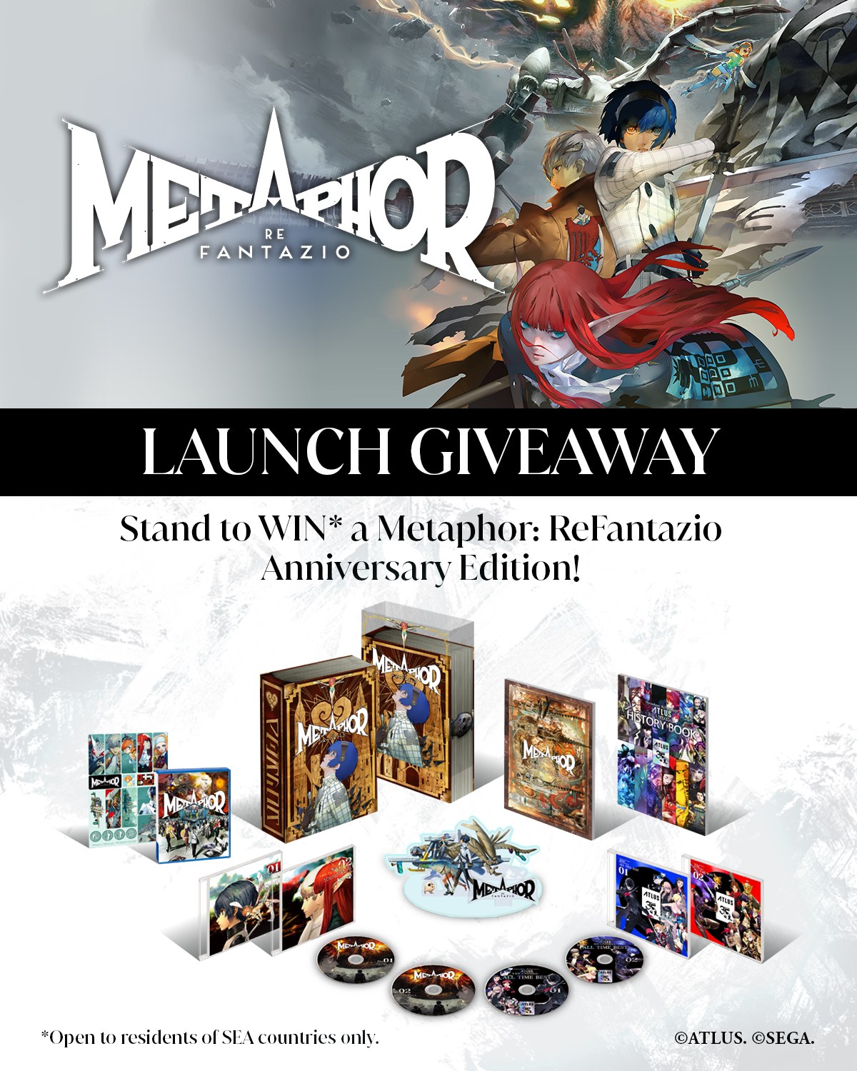 Launch Giveaway dari Metaphor Re:Fantazio