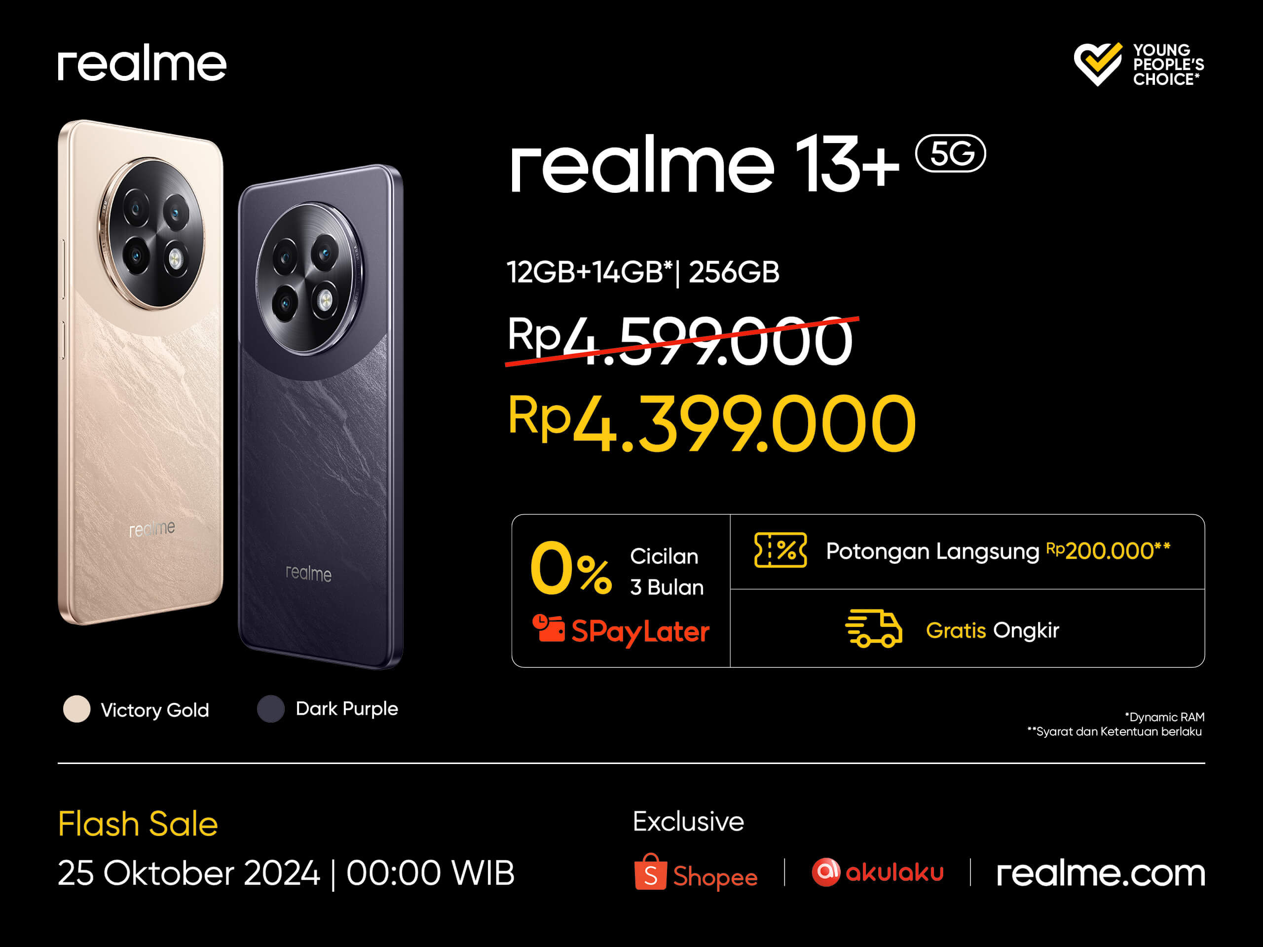 realme 13+ 5G dibanderol dengan harga 4 jutaan dan siap menghajar berbagai game!