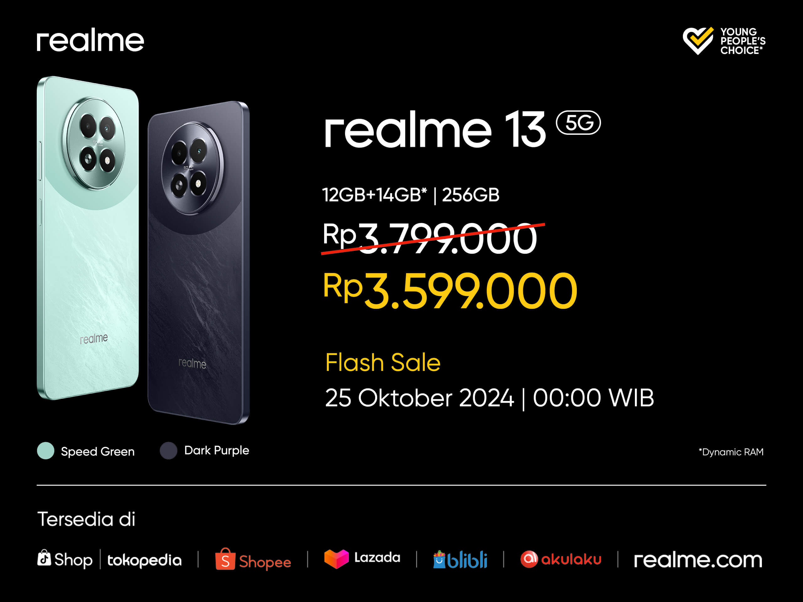 realme 13 5G digadang realme akan menghadirkan performa gaming yang stabil.
