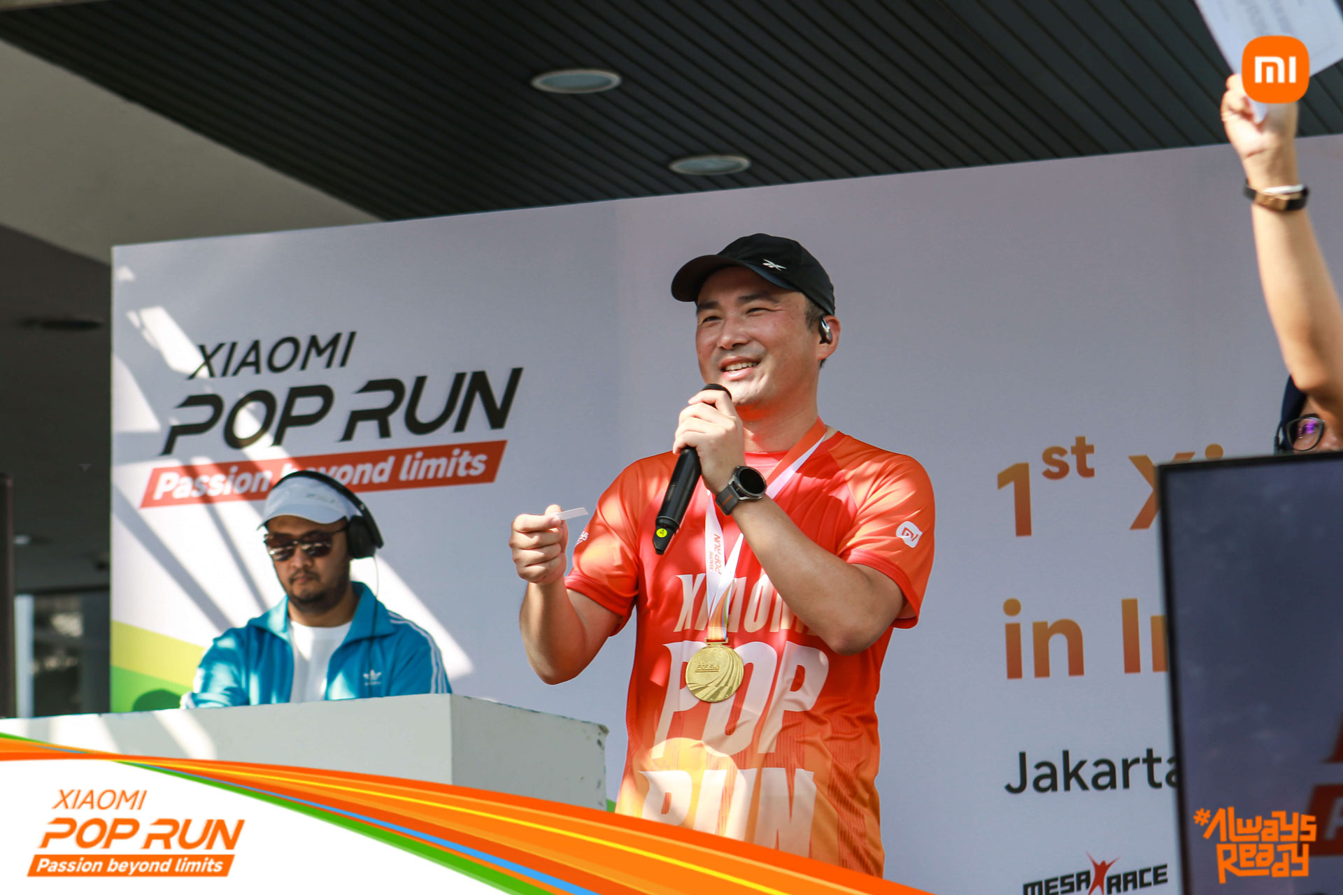 Wen Tao membuka kegiatan Xiaomi Pop Run 2024!