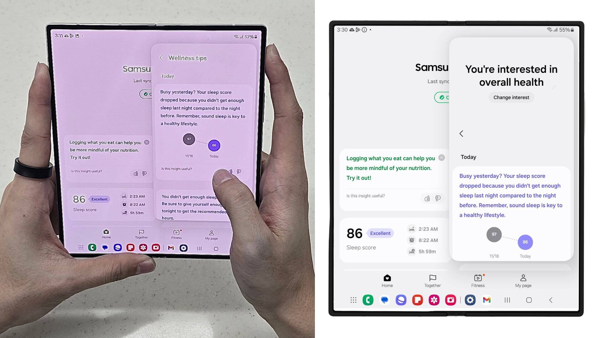 Analisa kondisi tubuh jadi lebih seamless dengan insight dari Wellness Tips