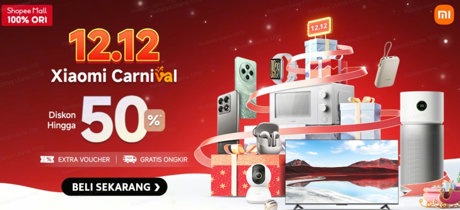 Promo Xiaomi Indonesia spesial 12.12, dapatkan diskon hingga 50%!