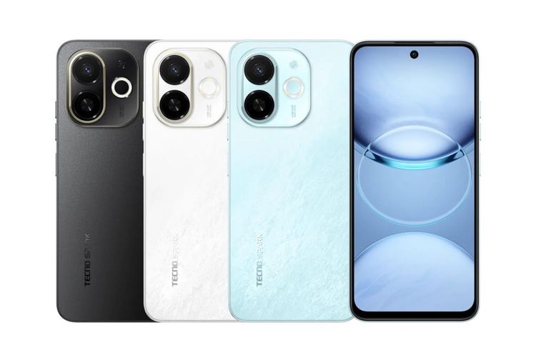 Desain TECNO Spark 30C cukup fresh dan memukau bagi penggunanya.