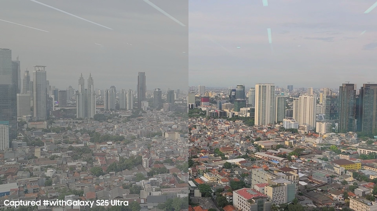 Berkreasi lebih jauh dengan fitur Galaxy Log video di Galaxy S25 Series.