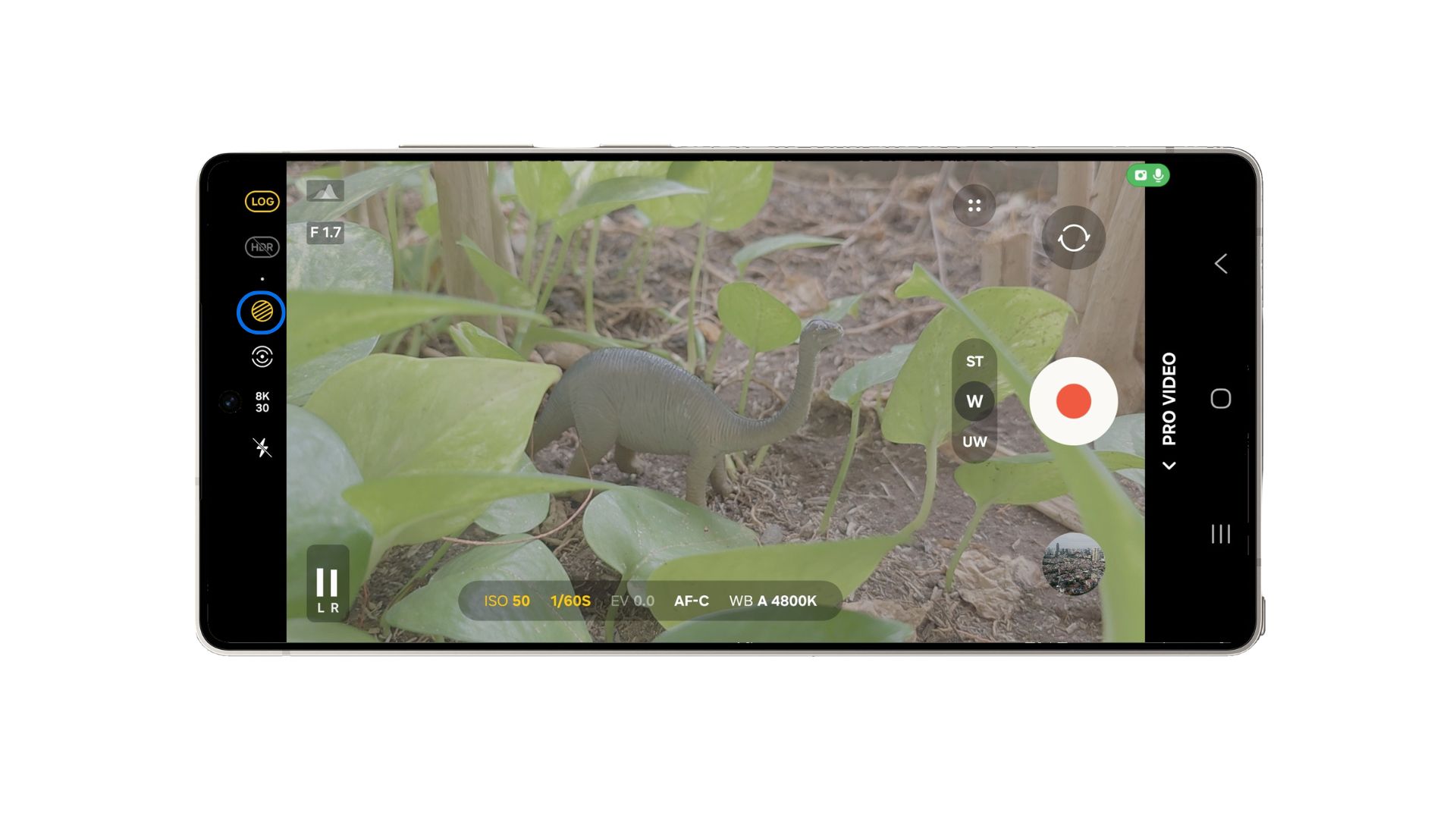 Exposure monitor bisa bantu kamu melihat tingkat Cahaya di area objek yang akan kamu ambil.