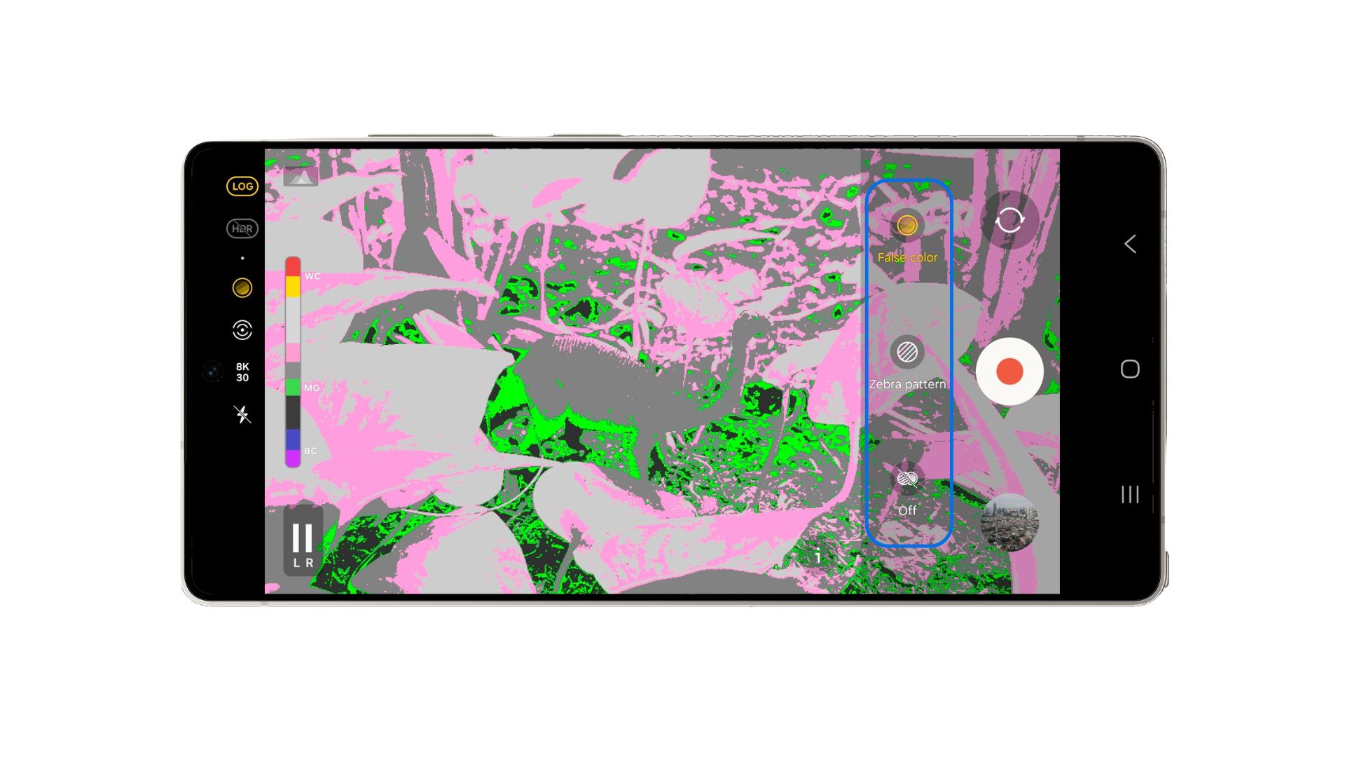 False color bantu kamu mengetahui area pada objek mana yang underexposure, correct exposure, ataupun overexposure.