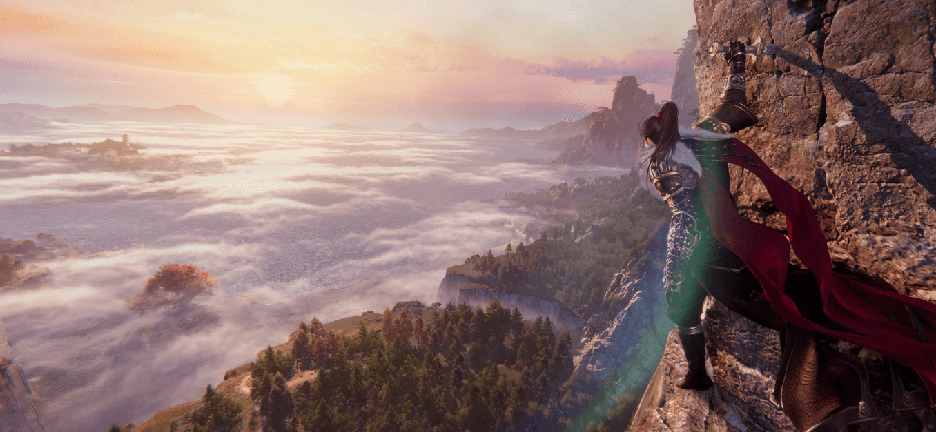 Dunia terbuka yang luas dan kaya akan estetika Timur