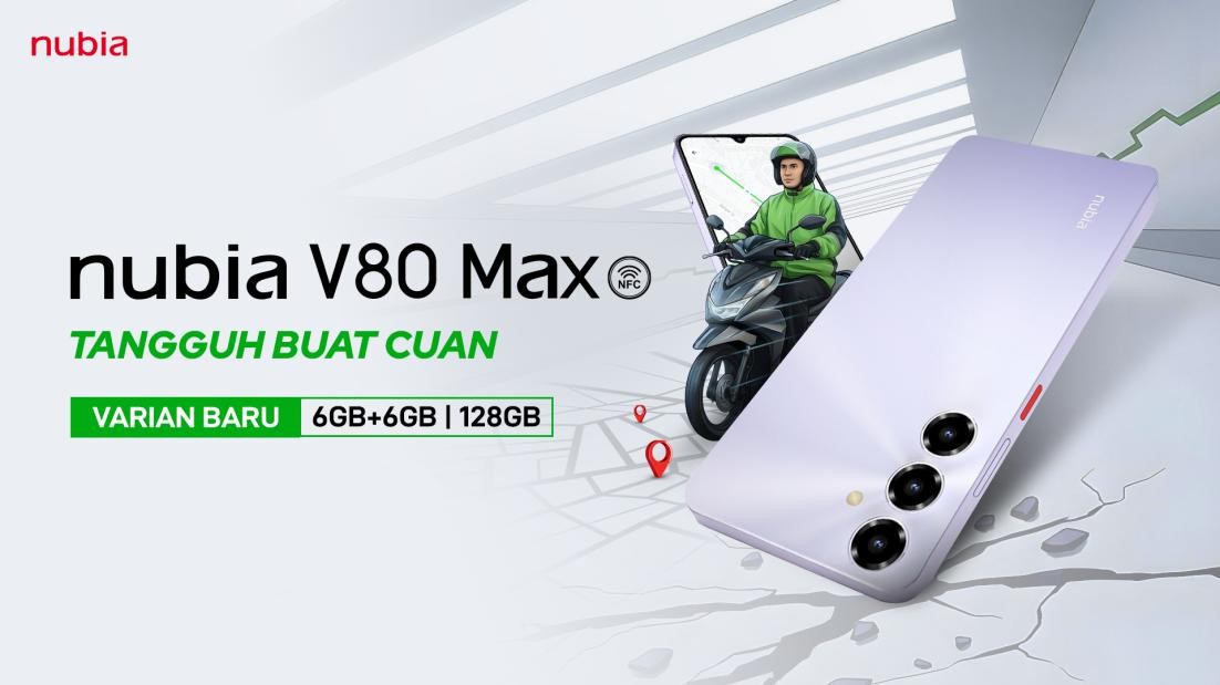 nubia V80 Max juga hadir dibuat lebih tangguh! nubia V80 Max juga hadir dibuat lebih tangguh!