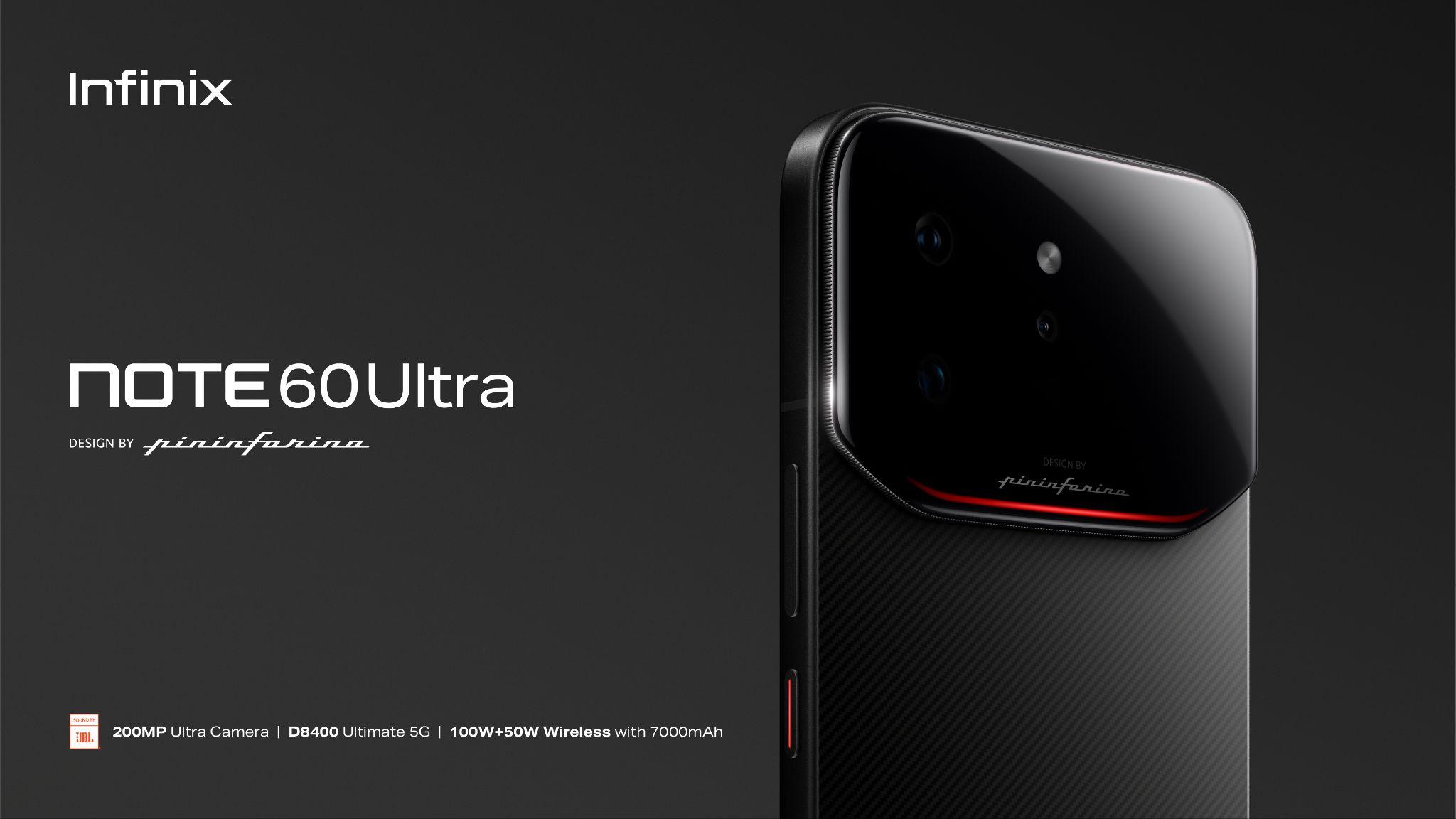 Desain keren Inifinix Note 60 Ultra hasil karya Pininfarina