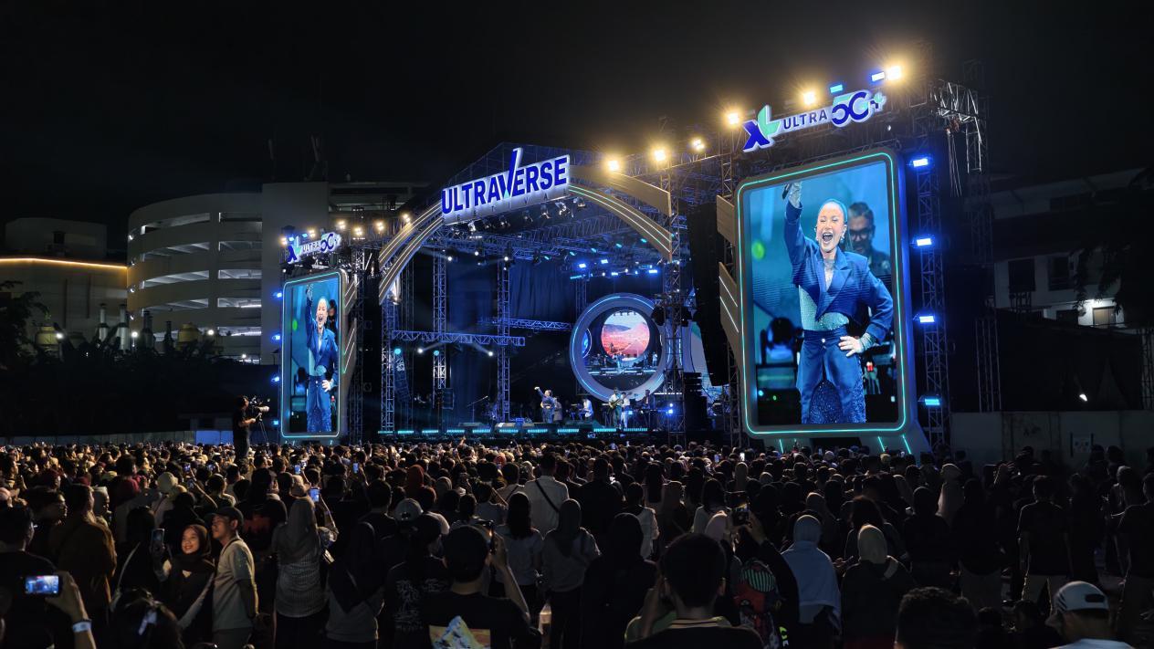 Gambar 4: Jaminan kualitas jaringan pada XL Ultraverse Festival