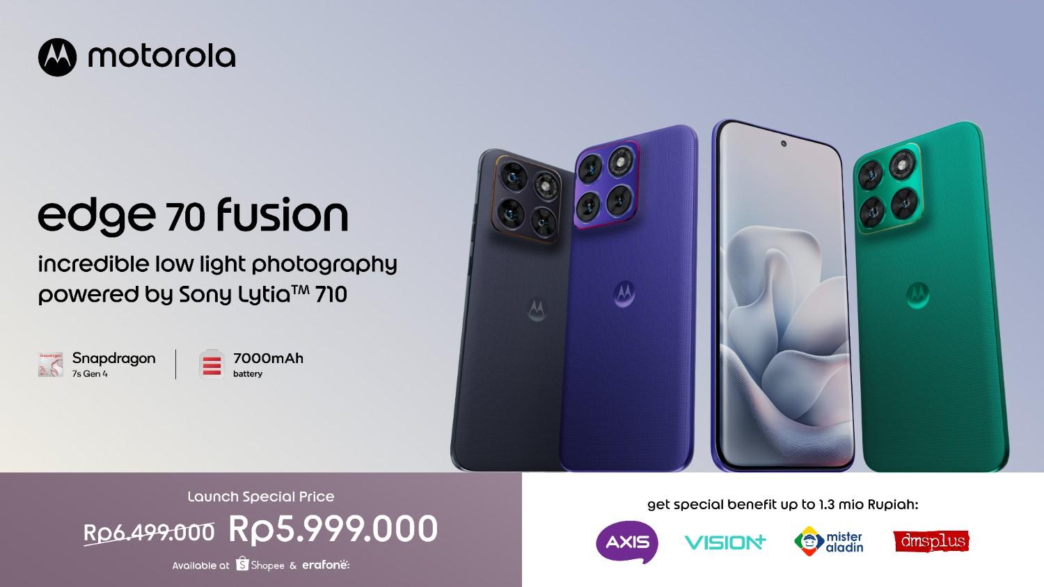 Harga motorola edge 70 fusion di Indonesia