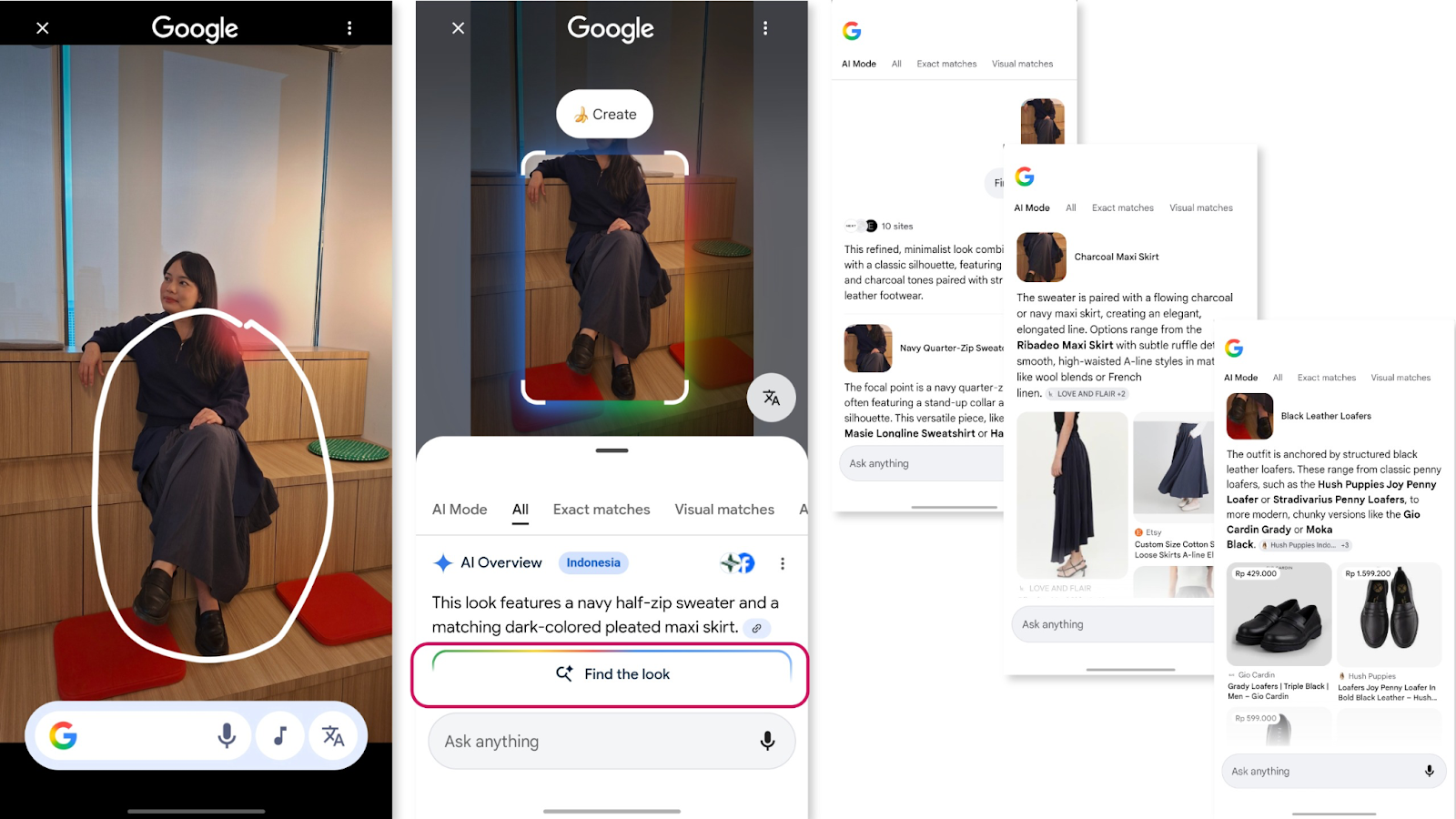 Peningkatan multi-object recognition dalam Circle to Search pada Galaxy A57 5G membuat proses eksplorasi jadi lebih cepat dan praktis Peningkatan multi-object recognition dalam Circle to Search pada Galaxy A57 5G membuat proses eksplorasi jadi lebih cepat dan praktis