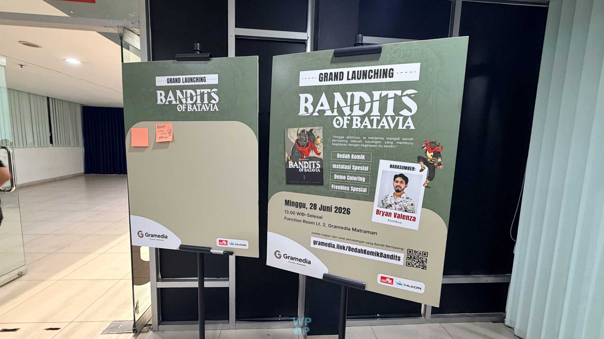 Banner Peluncuran Komik Bandits of Batavia.